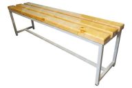 Скамейка для раздевалок без спинки, 150 см Spektr Sport цельная