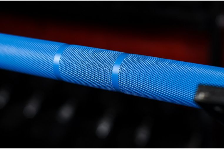 Гриф L2200мм D50мм YouSteel Training Bar XF-20, 20 кг синий + хром фото 1