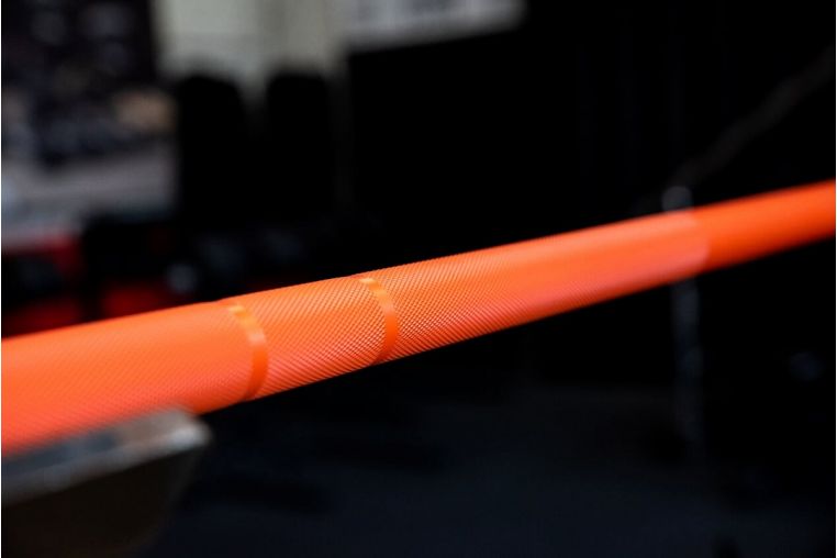 Гриф L1680мм D50мм YouSteel Training Bar XF-10, 10кг, bushing, оранжевый + хром фото 3