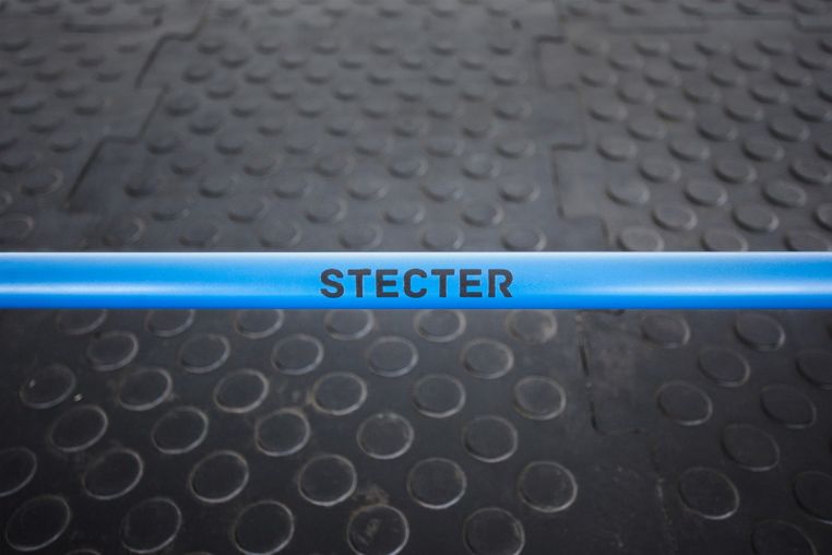 Мужской гриф Stecter 20 кг, тренировочный 2411 синий\хром фото 2