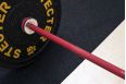 Женский гриф Stecter 15 кг тренировочный 2429 красный\хром фото 4