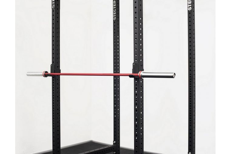 Женский гриф Stecter 15 кг тренировочный 2429 красный\хром фото 5