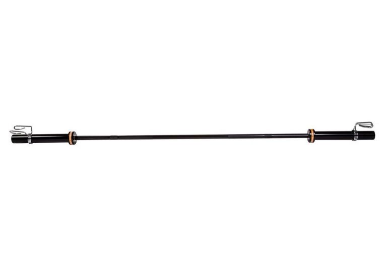 Гриф для штанги ZSO Black, D-50, L2010, женский прямой, гладкая втулка, до 480 кг, замки-пружины 