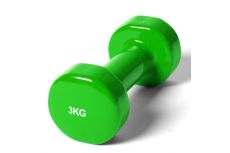 Гантель Sportex виниловая York 3.0 кг (зеленая) B35018