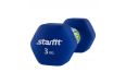 Гантель неопреновая Starfit DB-201 3 кг, синий (шт.) фото 2