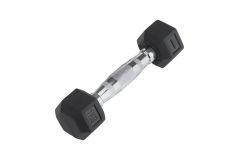 Гантель гексагональная Pro 1 кг Star Fit DB-301 обрезиненная, черная