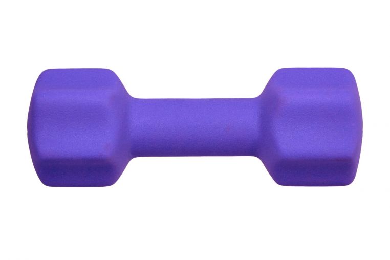 Гантели неопреновые, 4 кг Bradex SF 0544 фиолетовая фото 5
