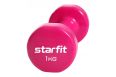 Гантель виниловая Core Star Fit DB-101 1 кг, розовый, 2 шт фото 2