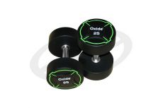 Гантель круглая Oxide Fitness ODB01 полиуретановая, 27,5кг