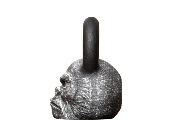 Гиря Iron Head Горилла 16,0 кг чугунная подарочная фото 1
