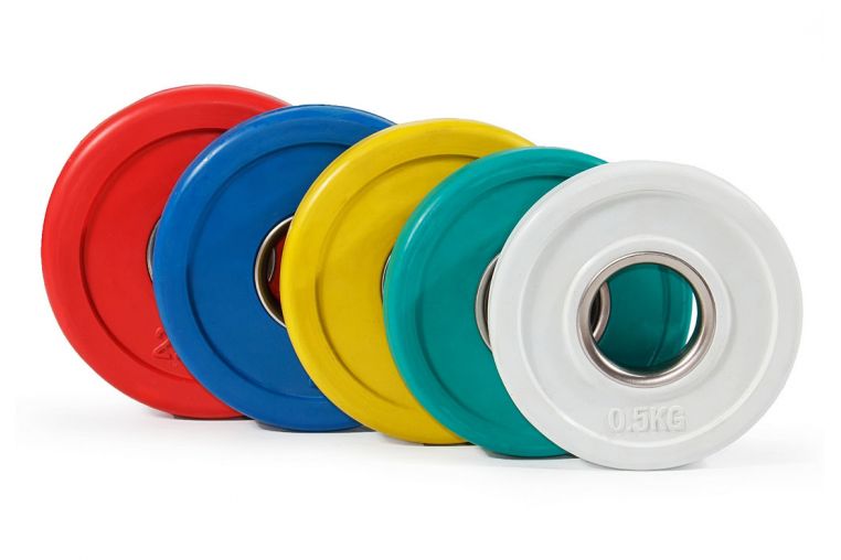 Цветной тренировочный диск Stecter D50 мм 1,0 кг зеленый 2233 фото 1