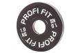 Диск для штанги Profi-Fit каучуковый, черный d-51 1кг фото 3