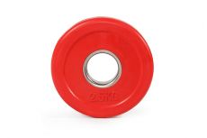 Цветной тренировочный диск Stecter D50 мм 2,5 кг красный 2236