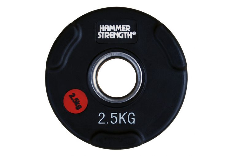 Диск олимпийский обрезиненный d51мм Hammer WP074B 2,5кг черный 