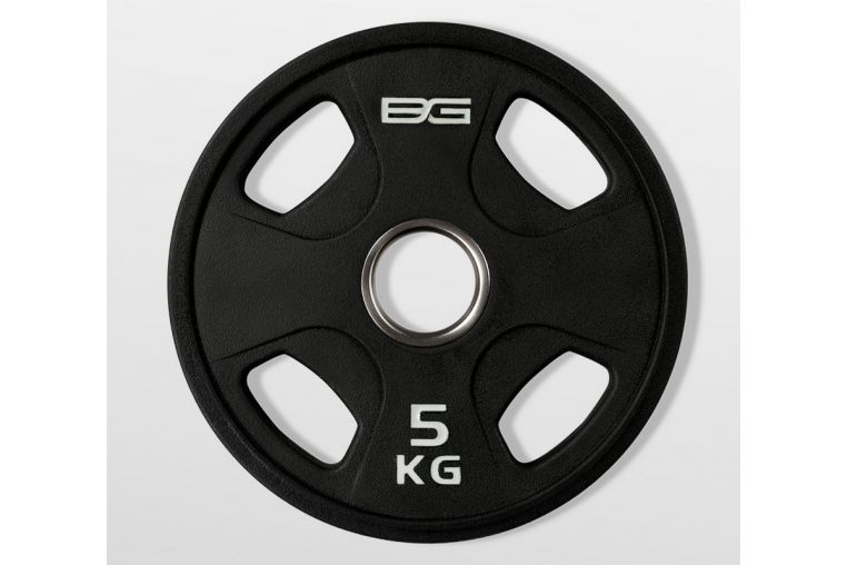 Диск олимпийский обрезиненный 5 кг Bronze Gym BG-PA-PL-P050 черный фото 1