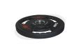Диск олимпийский Oxide Fitness OWP02 D50мм полиуретановый, с 3-мя хватами, черный 5кг. фото 3