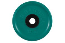 Диск олимпийский d51мм евро-классик MB Barbell MB-PltCE-10 10 кг зеленый