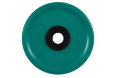 Диск олимпийский d51мм евро-классик MB Barbell MB-PltCE-10 10 кг зеленый