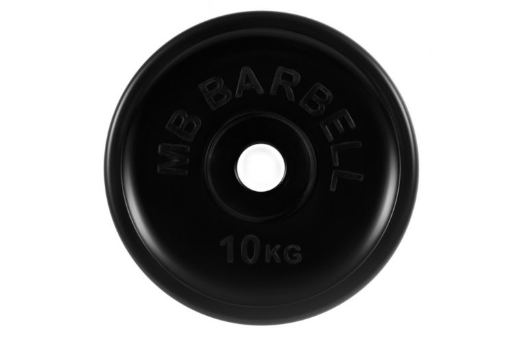 Диск олимпийский d51мм евро-классик MB Barbell MB-PltBE-10 10 кг черный 