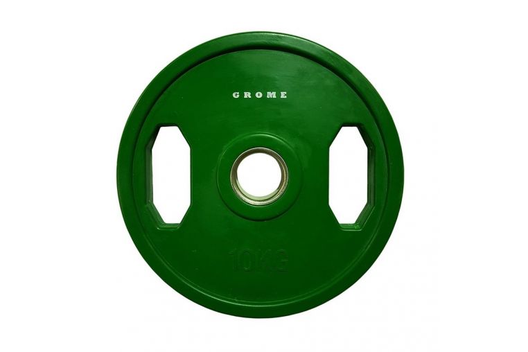 Диск олимпийский d51мм Grome Fitness WP078-10 зеленый 