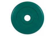 Диск обрезиненный d51мм MB Barbell MB-PltC51-10 10кг зеленый
