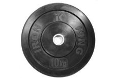 Диск для кроссфита Iron King (бампер) черный D50 мм 10 кг CR 203