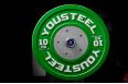 Диск 10кг каучуковый соревновательный YouSteel зеленый фото 3