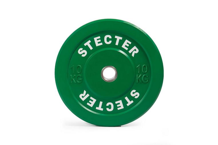Диск тренировочный Stecter D50 мм 10 кг (зеленый) 2192 