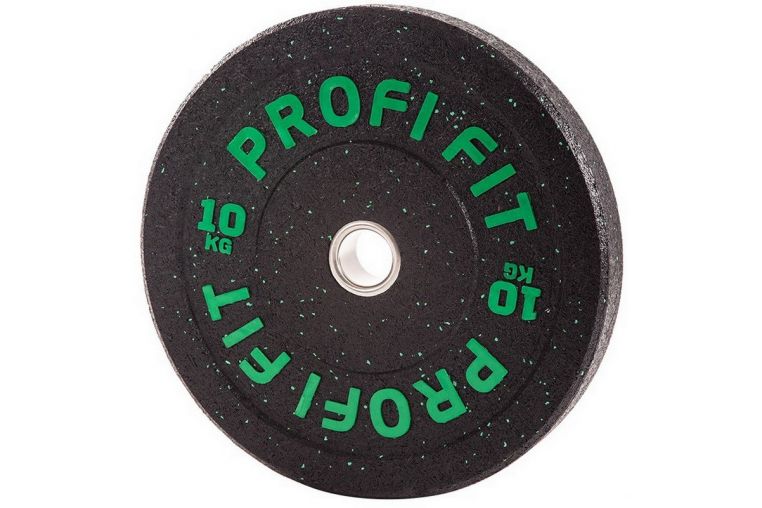 Диск для штанги Profi-Fit Hi-Temp с цветными вкраплениями, d-51 10кг фото 3