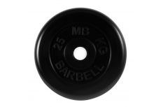 Диск обрезиненный d51мм MB Barbell MB-PltB51-25 25кг черный