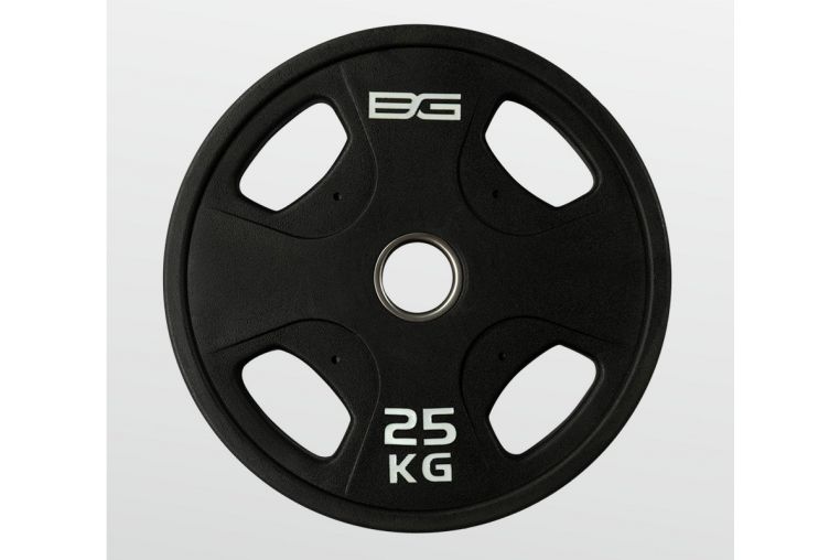 Диск олимпийский обрезиненный 25 кг Bronze Gym BG-PA-PL-P250 черный фото 1