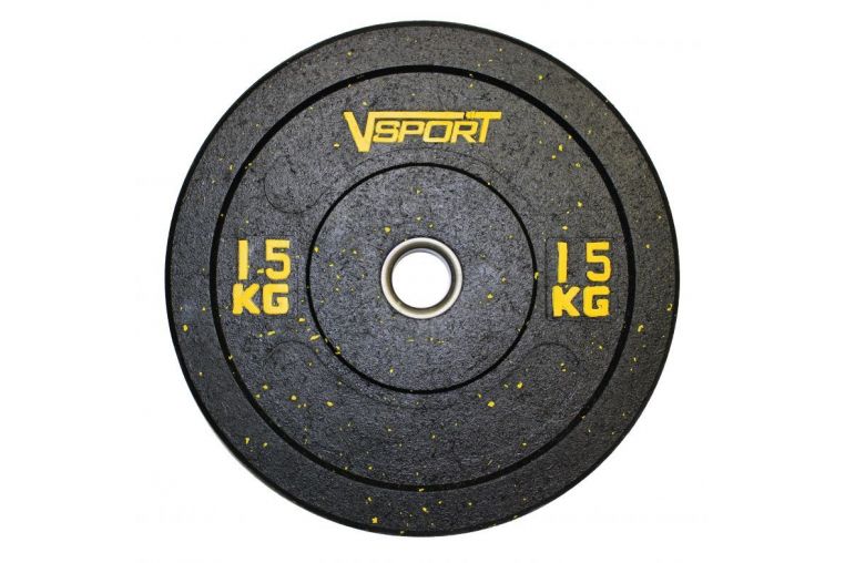 Диск бамперный V-Sport черный 15 кг FTX-1037-15 