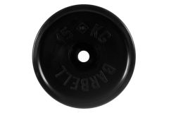Диск олимпийский d51мм евро-классик MB Barbell MB-PltBE-15 15 кг черный
