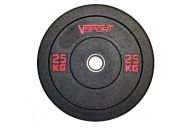 Диск бамперный V-Sport черный 25 кг FTX-1037-25