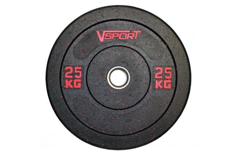 Диск бамперный V-Sport черный 25 кг FTX-1037-25 