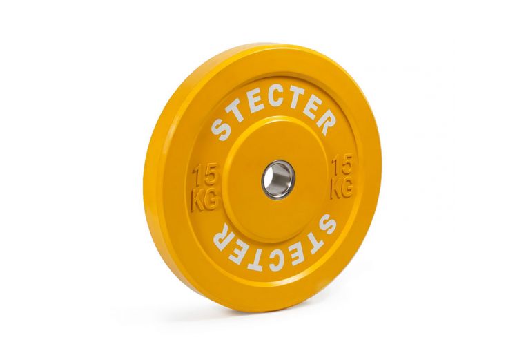 Диск тренировочный Stecter D50 мм 15 кг (желтый) 2193 