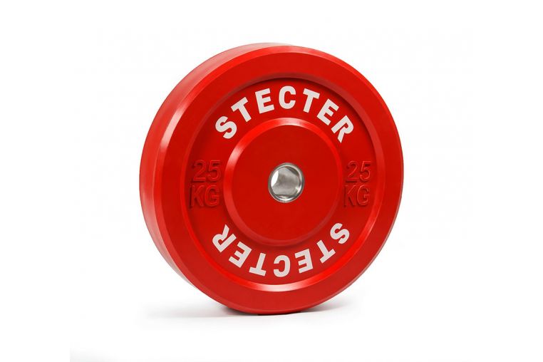 Диск тренировочный Stecter D50 мм 25 кг (красный) 2195 фото 1