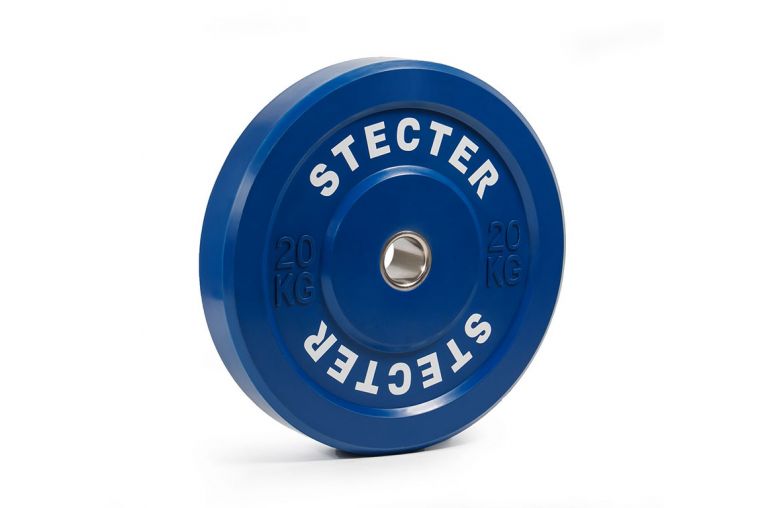 Диск тренировочный Stecter D50 мм 20 кг (синий) 2194 фото 2