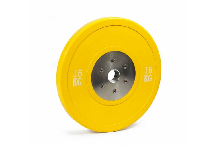 Диск соревновательный Stecter D50 мм 15 кг (желтый) 2188 