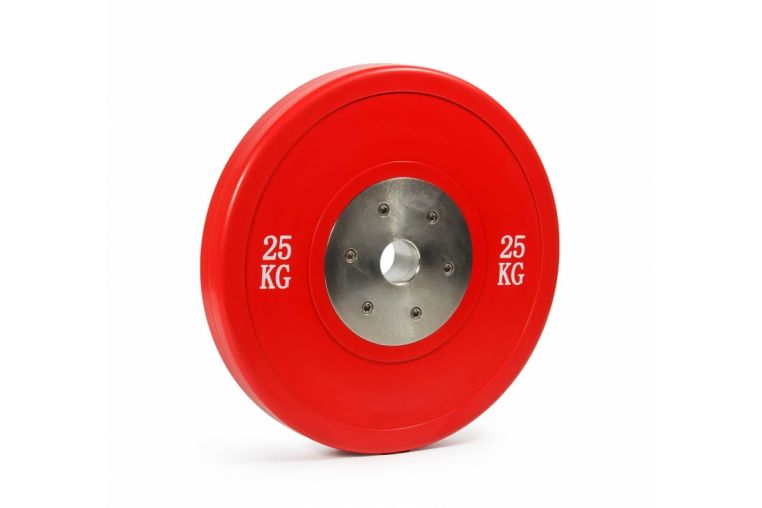 Диск соревновательный Stecter D50 мм 25 кг (красный) 2190 фото 1