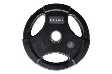 Диск олимпийский обрезиненный D 51 20 кг Grome Fitness WP074 черный
