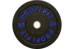 Диск для штанги Profi-Fit Hi-Temp с цветными вкраплениями, d-51 20кг