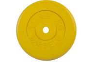 Диск обрезиненный d31мм MB Barbell MB-PltC31-15 15 кг желтый
