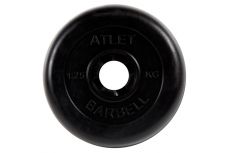 Диск обрезиненный d26мм MB Barbell MB-AtletB26-1,25 1,25кг черный