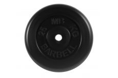 Диск обрезиненный d31мм MB Barbell MB-PltB31-25 25 кг черный