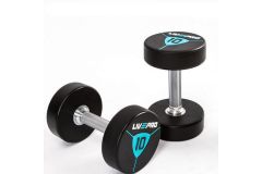 Гантели в уретане 46 кг Live Pro Premium Urethane Dumbbells LP8000-46