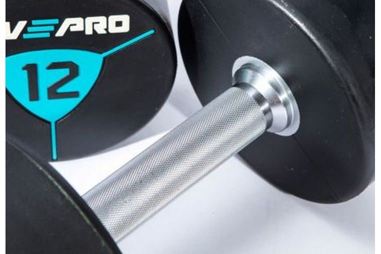 Гантели в уретане 46 кг Live Pro Premium Urethane Dumbbells LP8000-46 фото 3