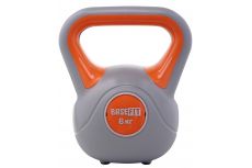 Гиря пластиковая 8 кг BaseFit DB-503 серый\оранжевый
