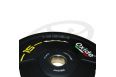 Диск олимпийский Oxide Fitness OWP02 D50мм полиуретановый, с 3-мя хватами, черный 15кг фото 4