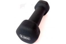 Гантель неопреновая 0,5 кг (черная) Sportex HKDB118-0.5